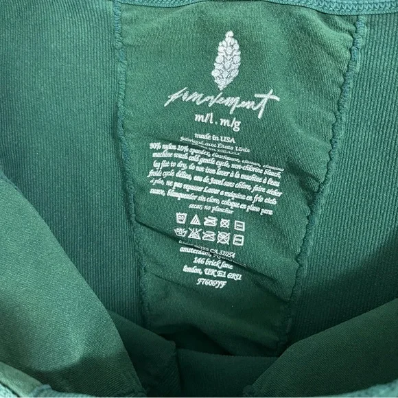 Free People Good Karma Flared Onsie Jumpsuit Size M/L Ivy Green - Picture 5 of 8